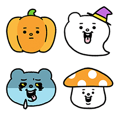 [LINE絵文字] ベタックマ ハロウィン絵文字の画像