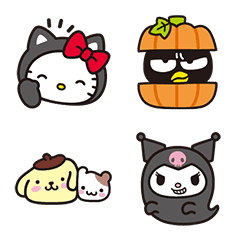 [LINE絵文字] サンリオキャラクターズ ハロウィン絵文字の画像