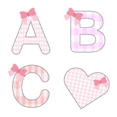ribbon ＆ check emoji2-メイン画像