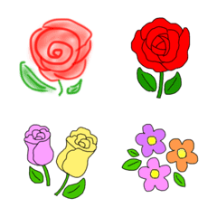 [LINE絵文字] 花 絵文字の画像