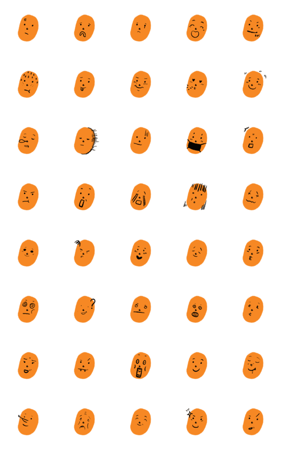 [LINE絵文字]Orange means fine.の画像一覧