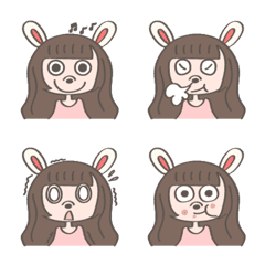 [LINE絵文字] Miss Rabbitの画像