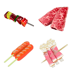 [LINE絵文字] バーベキュー食材の画像
