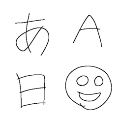 [LINE絵文字] ただのバカ文字の画像