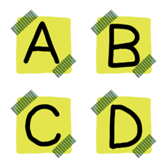 [LINE絵文字] アルファベット★数字★A-Z.0-9★#006の画像