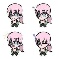 [LINE絵文字] Pinkgirl！の画像