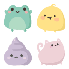 奇妙な小さな生き物 絵文字の絵文字メイン画像