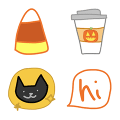 [LINE絵文字] Halloween Emoji Spooky Holiday Cute Funの画像