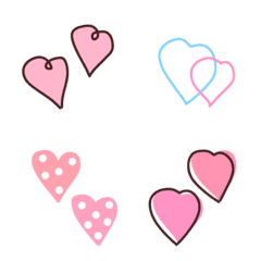 [LINE絵文字] ♡ハートの詰め合わせ♡の画像