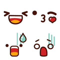 [LINE絵文字] No typing vivid emojiの画像