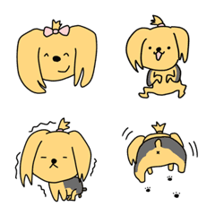 [LINE絵文字] ヨーキーの日常の画像