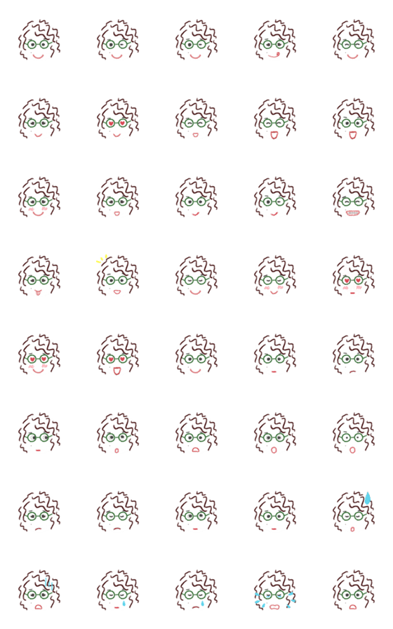 [LINE絵文字]あくあちゃん 四十面相の画像一覧