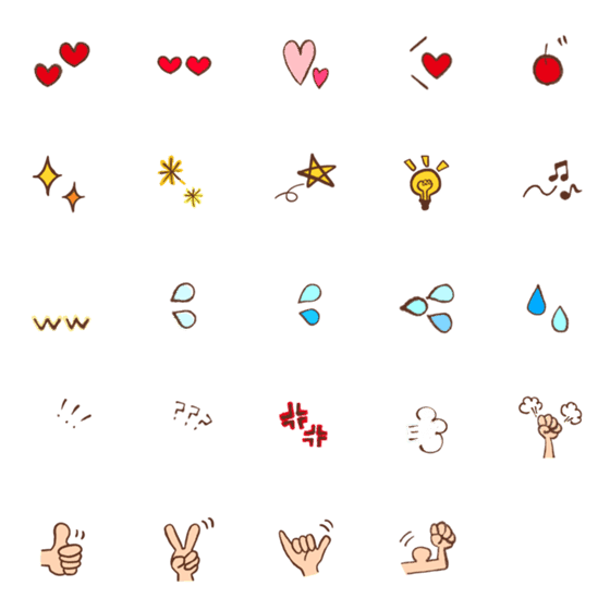 [LINE絵文字]いつものスタンプの画像一覧