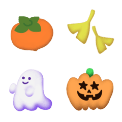 ぷっくり♪秋＆ハロウィン♥️の絵文字メイン画像
