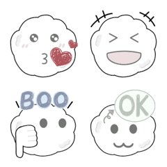 [LINE絵文字] Snowball  Daily Emotion Tagの画像