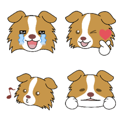 [LINE絵文字] Expressive Border Collie Millieの画像