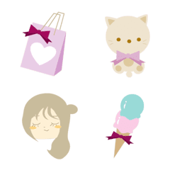 [LINE絵文字] おしゃれ日常トイ絵文字の画像
