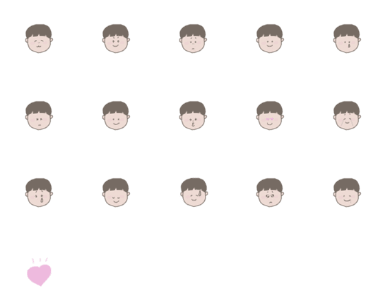 [LINE絵文字]RIO's faceの画像一覧