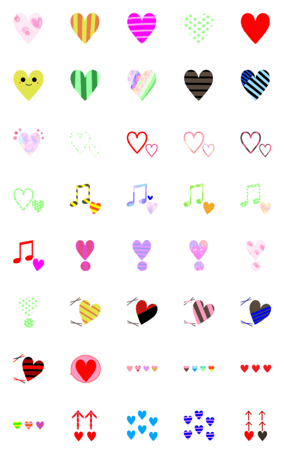 [LINE絵文字]♡で伝える。♡で伝わる。♡8♡の画像一覧