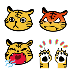 虎絵文字2の絵文字メイン画像