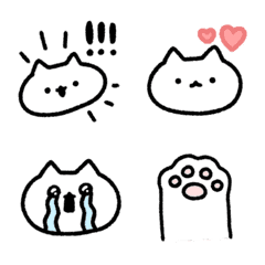 [LINE絵文字] 動く！ゆるっとねこ絵文字の画像