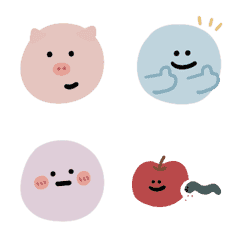 [LINE絵文字] Circle animated emojiiiの画像