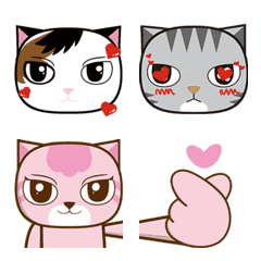 [LINE絵文字] HiBAwhile.Full of love dynamic emoticonsの画像