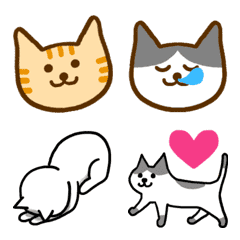 [LINE絵文字] にゃーにゃー猫の動く絵文字の画像