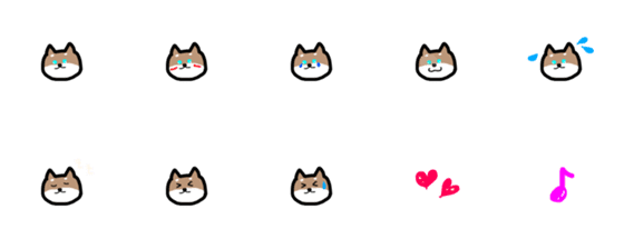 [LINE絵文字]青い目の柴ワンの画像一覧