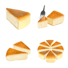 [LINE絵文字] チーズ ケーキ ですの画像