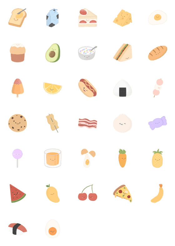 [LINE絵文字]Jamooknose | My Foodの画像一覧