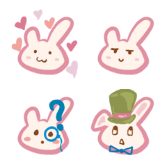 [LINE絵文字] Fancy Rabbit Storyの画像