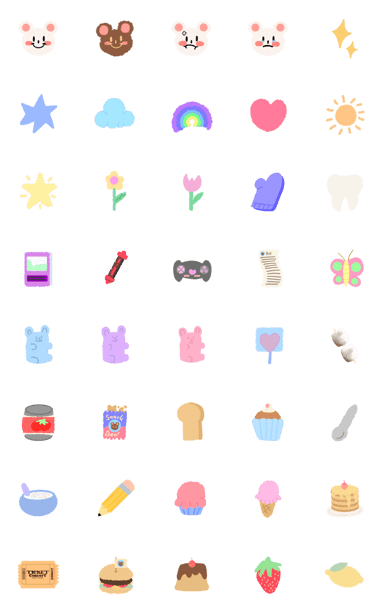 [LINE絵文字]Aestheticの画像一覧