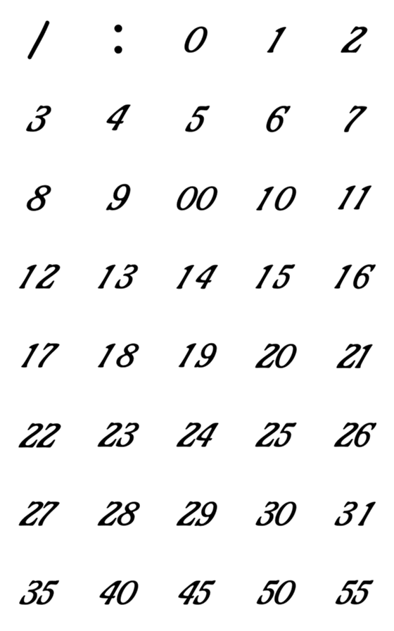 [LINE絵文字]MOG1/2センチュリー日付時間の画像一覧