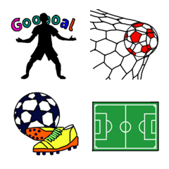 サッカー大好き絵文字♡2の絵文字メイン画像