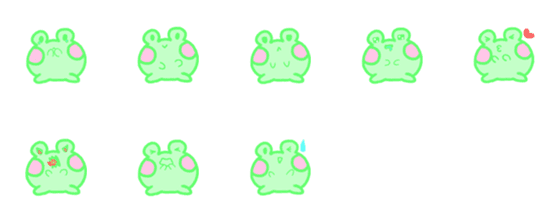 [LINE絵文字]Remy the Frogの画像一覧