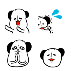 [LINE絵文字] 【▶︎動く！！】キモカワパンダの絵文字の画像