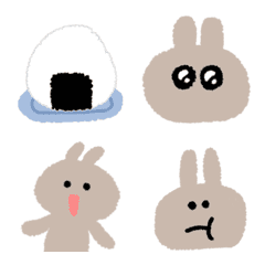 モカうさぎちゃん(動く絵文字)の絵文字メイン画像