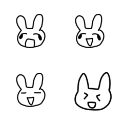 [LINE絵文字] To the rabbit in the  wordの画像