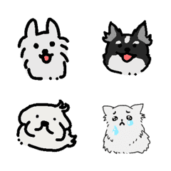 [LINE絵文字] 犬のアニメ絵文字の画像