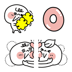 [LINE絵文字] ぷにぷに動く、毎日使えるかわいい絵文字の画像