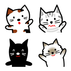 [LINE絵文字] かわいい猫ちゃんがいっぱいの画像