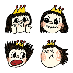 [LINE絵文字] 7pupu Princessの画像