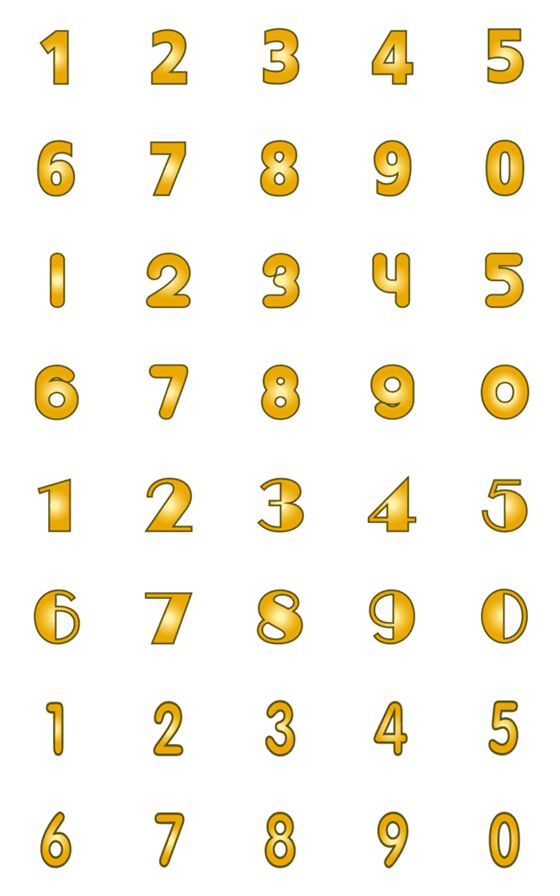[LINE絵文字]Number emoji 47の画像一覧