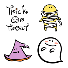 [LINE絵文字] おばけハロウィンの画像