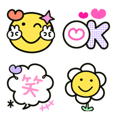 [LINE絵文字] 動く♡POPカワイイ絵文字♡の画像