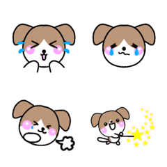 [LINE絵文字] わんこだらけの絵文字②の画像