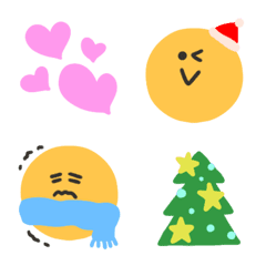 [LINE絵文字] ニコちゃん★冬♥️クリスマス♥️の画像