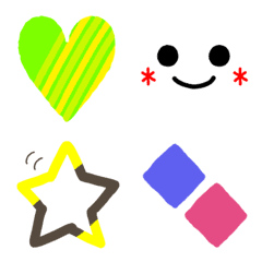 [LINE絵文字] カワイイ♥基本絵文字4の画像