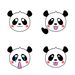 [LINE絵文字] パンダの家族の絵文字の画像